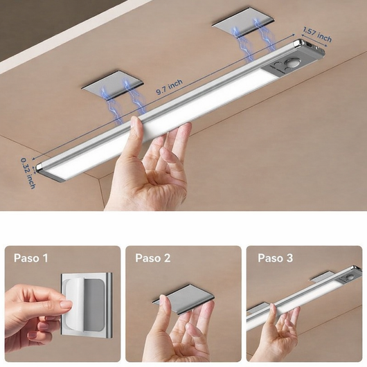 Luz Magnética con Sensor