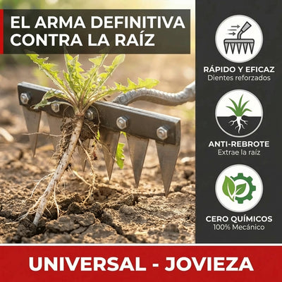 Rastrillo de deshierbe revolucionario 2.0