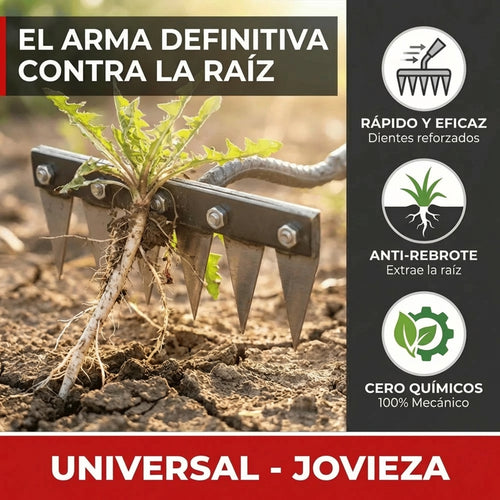 Rastrillo de deshierbe revolucionario 2.0