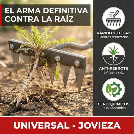 Rastrillo de deshierbe revolucionario 2.0