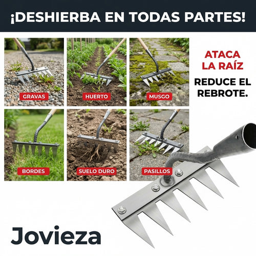 Rastrillo de deshierbe revolucionario 2.0