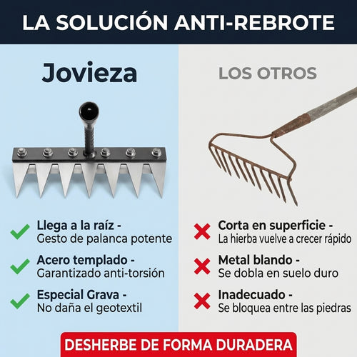 Rastrillo de deshierbe revolucionario 2.0
