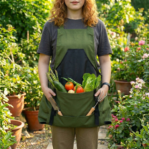 Delantal de jardinería 2.0 - Cosecha fácil