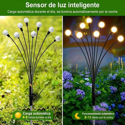 Lámpara luciérnaga de energía solar
