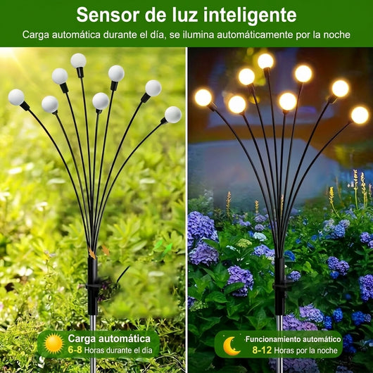 Lámpara luciérnaga de energía solar